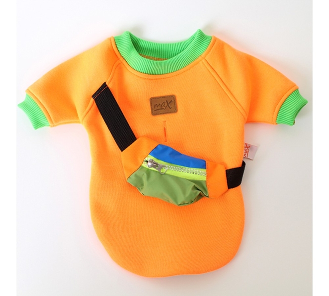 ÇANTALI SWEATSHIRT TURUNCU